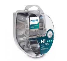 Лампа галогенна Philips H1 X-treme Vision Pro +150% 55W 12V P14,5s 12258XVPS2 (2 шт)