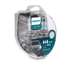 Лампа галогенна Philips H4 X-treme Vision Pro150 +150% 60/55W 12V P43T 12342XVPS2