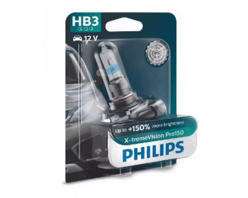 Лампа галогенна Philips HB3 X-treme Vision Pro +150% 55W 12V B1 9005XVPB1