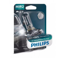 Лампа галогенна Philips HIR2 X-tremeVision Pro150 +150% 55W 12V B1 9012XVPB1