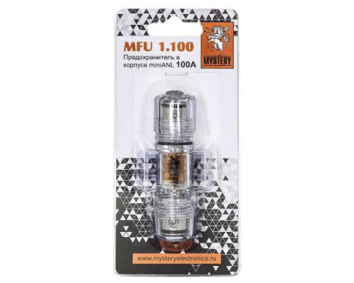 Запобіжник Mystery MFU-1.100 у корпусі (100А mini ANL)