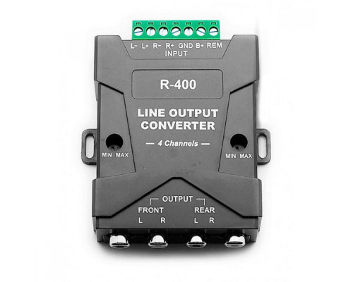 Конвертор рівня сигналу Carav R-400 (2 канали, регулювання)