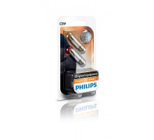 Лампа розжарювання Philips C5W, 2шт/блістер 12844B2