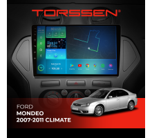 Штатная магнитола Torssen 2K Ford Mondeo 07-11 climate F10332 4G Carplay DSP