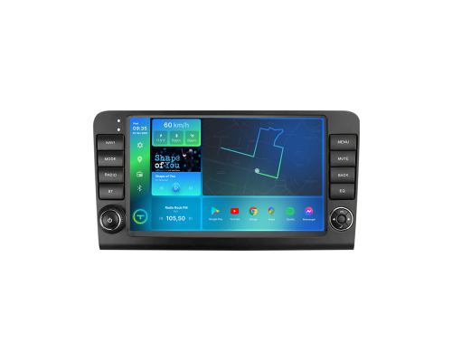 Штатна магнітола Torssen 2K Mercedes ML-class W164 2005-2011 F9464 4G Carplay DSP з кнопками