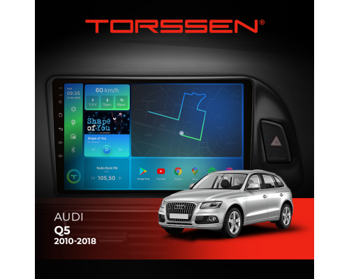 Штатная магнитола Torssen Audi Q5 10-18 FL9 4+64Gb 4G Carplay DSP