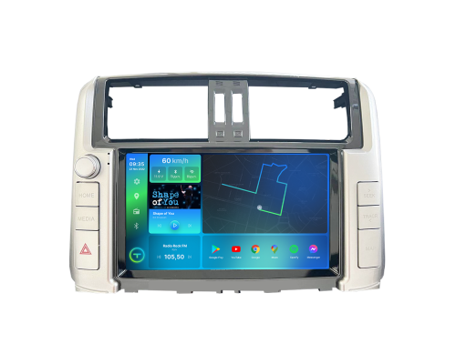 Штатная магнитола Torssen Toyota Prado 150 09-13 F96128 4G Carplay DSP с крутилкой