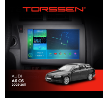 Штатна магнітола 2K Torssen Audi A6 C6 2005-2011 FL9 4+64Gb 4G Carplay DSP