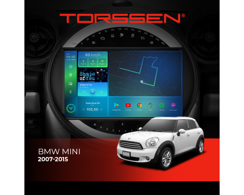 Штатна магнітола Torssen BMW Mini (2007-2015) F96128 4G Carplay DSP