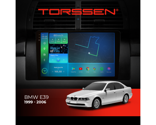 Штатная магнитола Torssen 2K BMW 5 e39 FL9 4+64Gb 4G Carplay DSP