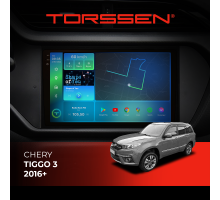 Штатная магнитола Torssen 2K Chery Tiggo 3 16+ F9464 4G Carplay DSP