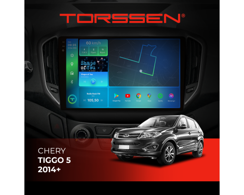 Штатная магнитола Torssen 2K Chery Tiggo 5 14+ FL10 4+64Gb 4G Carplay DSP