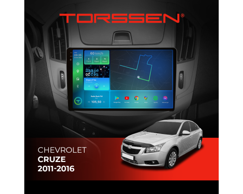 Штатная магнитола Torssen 2K Chevrolet Cruze 11-16 F9332 4G Carplay DSP