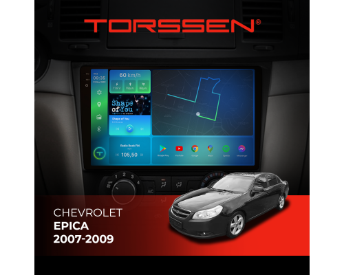 Штатная магнитола Torssen 2K Chevrolet Epica 07-09 F9464 4G Carplay DSP