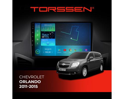 Штатна магнітола Torssen Chevrolet Orlando 2011-2015 F96128 4G Carplay DSP