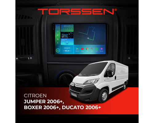 Штатная магнитола Torssen 2K Citroen Jumper 06+, Peugeot Boxer 06+, Fiat Ducato 06+ F9464 4G Carplay