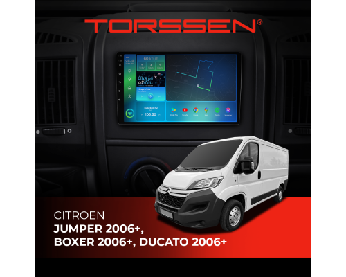 Штатная магнитола Torssen Citroen Jumper 06+, Peugeot Boxer 06+, Fiat Ducato 06+ F9464 4G Carplay DSP