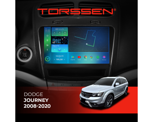 Штатная магнитола Torssen Dodge Journey 08-20 F96128 4G Carplay