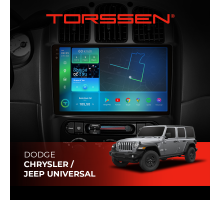 Штатна магнітола Torssen 2K Dodge/Chrysler/Jeep universal F10432 4G Carplay DSP