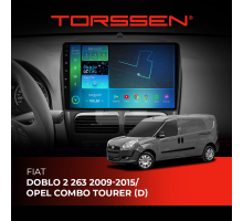 Штатная магнитола Torssen Fiat Doblo 2 263 09-15/Opel Combo Tourer (D) F96128 4G Carplay DSP