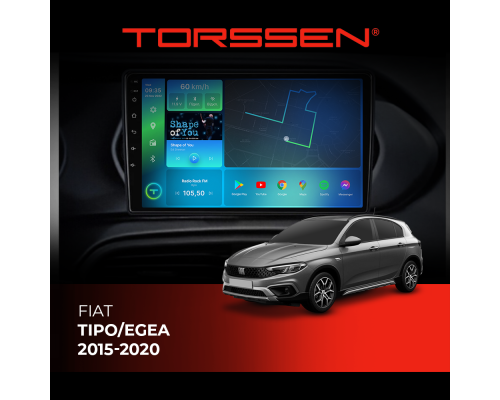 Штатная магнитола Torssen Fiat Tipo/Egea 2015-2020 F96128 4G Carplay DSP