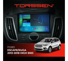 Штатна магнітола  Torssen 2K Ford Escape/Kuga 13-18 HIGH END F9464 4G Carplay DSP