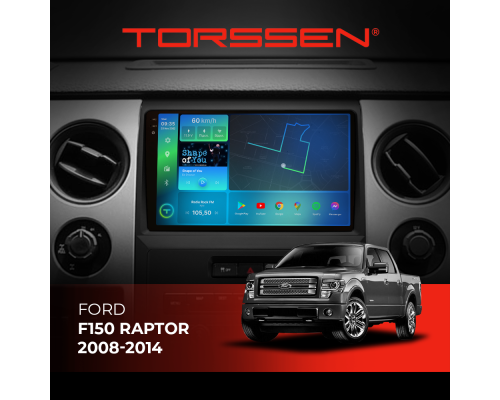 Штатная магнитола 2K Torssen Ford F150 Raptor 08-14 F96128 4G Carplay DSP