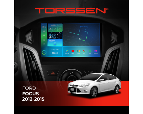 Штатная магнитола Torssen 2K Ford Focus 12-15 F9332 4G Carplay DSP