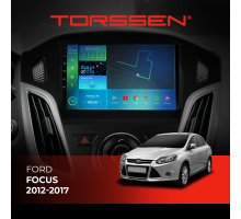 Штатная магнитола Torssen Ford Focus 12-17 черн.глянец с кнопками TOP F9464 4G Carplay DSP