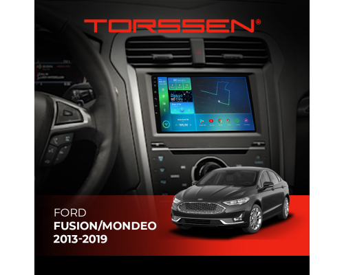 Штатна магнітола Torssen Ford Fusion/Mondeo 2013-2019 з кнопками F9464 4G Carplay DSP