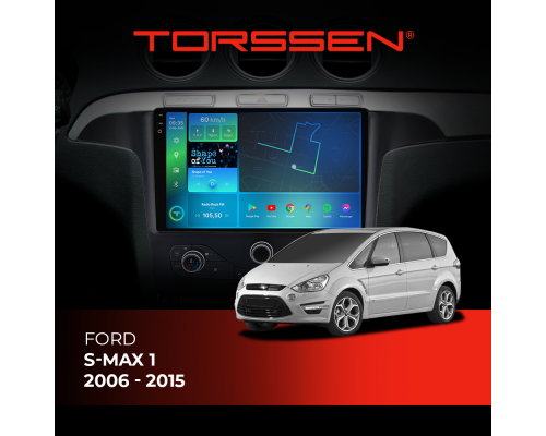 Штатна магнітола Torssen  2K DTS Ford S-max 1 (2006 - 2015) F9432 4G Carplay DSP