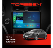 Штатная магнитола Torssen 2K Geely Emgrand 2016-2018 F9332 4G Carplay DSP