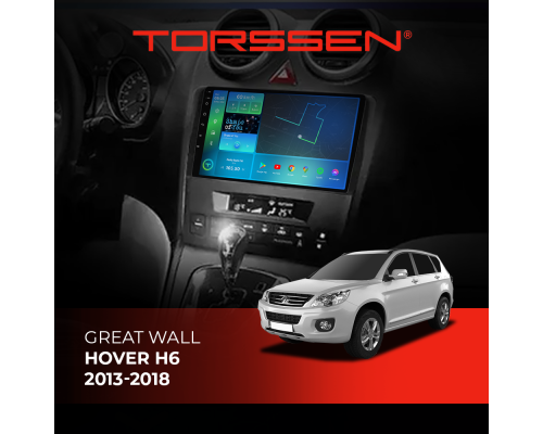 Штатная магнитола Torssen Great Wall Hover H6 2013-2018 F96128 4G Carplay DSP