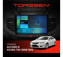 Штатная магнитола Torssen 2K Honda Accord 8/Acura TSX 08-13 FL9 4+64Gb 4G Carplay DSP