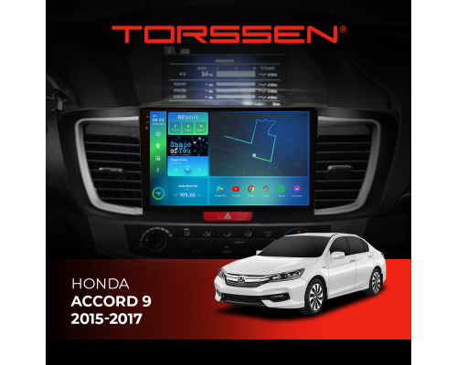 Штатная магнитола Torssen 2K Honda Accord 9 2015-2017  FL10 4+64Gb 4G Carplay DSP