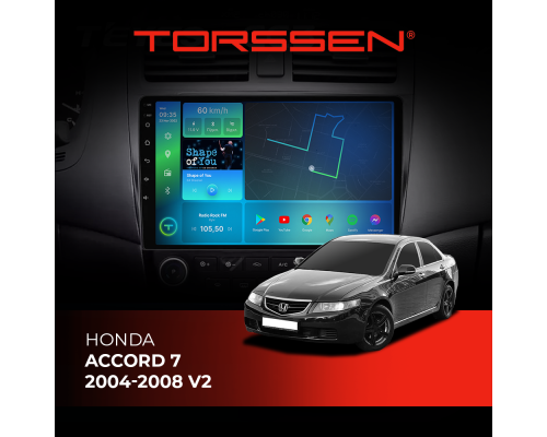 Штатная магнитола Torssen Honda Accord 7 2004-2008 V2 F9464 4G Carplay DSP