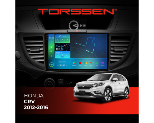 Штатная магнитола Torssen 2K Honda CRV-2012-2016 FL10 4+64Gb 4G Carplay DSP