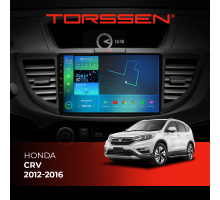 Штатная магнитола Torssen Honda CRV-2012-2016 F106128 4G Carplay