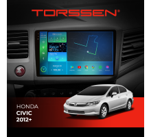 Штатная магнитола Torssen 2K Honda Civic 2012+  FL9 4+64Gb 4G Carplay DSP