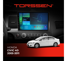 Штатная магнитола Torssen Honda Civic 4D 2005-2011 F106128 4G Carplay