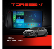 Штатная магнитола Torssen Honda Civic 5D Coupe F96128 4G Carplay DSP