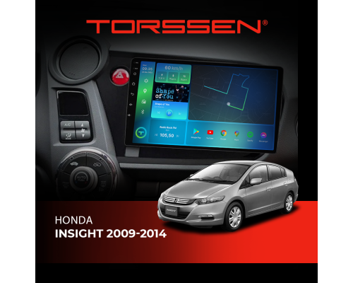 Штатная магнитола Torssen Honda Insight 2009-2014 F9464 4G Carplay DSP