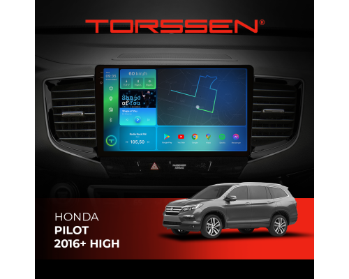 Штатная магнитола Torssen 2K Honda Pilot 16+ High FL10 4+64Gb 4G Carplay DSP