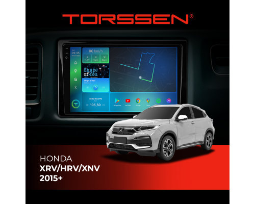 Штатная магнитола Torssen 2K Honda XRV/HRV/XNV 2015+ FL9 4+64Gb 4G Carplay DSP