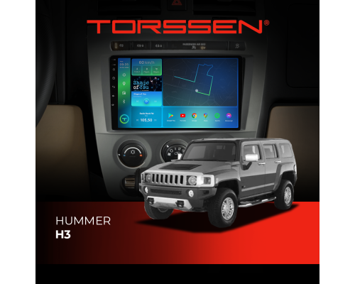 Штатная магнитола Torssen Hummer H3 F96128 4G Carplay DSP