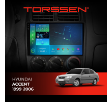 Штатная магнитола Torssen 2K Hyundai Accent 1999-2006 FL9 4+64Gb 4G Carplay DSP