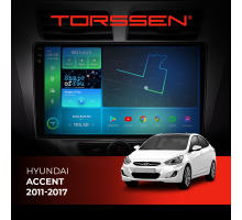 Штатная магнитола Torssen 2K Hyundai Accent 2011-2017 FL9 4+64Gb 4G Carplay DSP