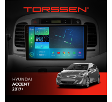 Штатная магнитола Torssen 2K Hyundai Accent 2017+  FL9 4+64Gb 4G Carplay DSP