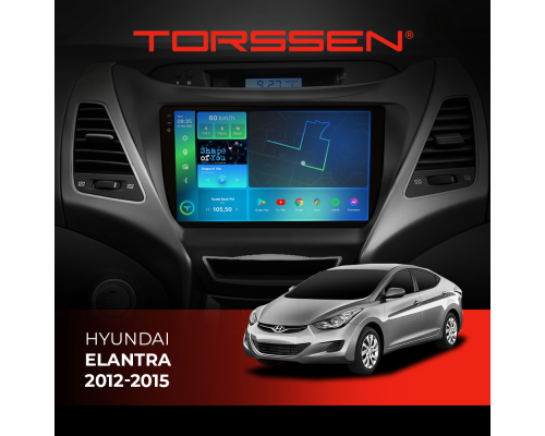 Штатная магнитола Torssen 2K Hyundai Elantra 2012-2015  FL9 4+64Gb 4G Carplay DSP