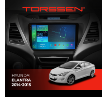 Штатная магнитола Torssen 2K Hyundai Elantra 2014-2015 FL9 4+64Gb 4G Carplay DSP